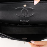 Limited Edition Chanel 2023 Chain Tweed Medium Classic Double Flap Bag