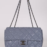 Chanel 2014 Deep Periwinkle Crinkle Calfskin Base Bag