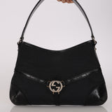 Gucci Canvas Reins Hobo
