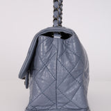 Chanel 2014 Deep Periwinkle Crinkle Calfskin Base Bag