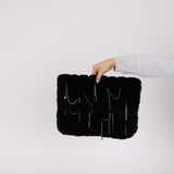 Rare Chanel 2017 Rabbit Fur and Enchanted Chains Clutch