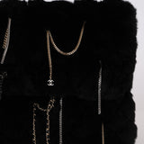 Rare Chanel 2017 Rabbit Fur and Enchanted Chains Clutch