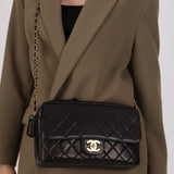 Chanel 1996 Lambskin Tassel Turnlock Camera Bag 24K GP