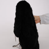 Rare Chanel 2017 Rabbit Fur and Enchanted Chains Clutch