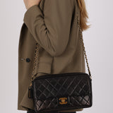 Chanel 1996 Lambskin Tassel Turnlock Camera Bag 24K GP