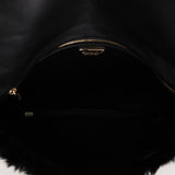 Rare Chanel 2017 Rabbit Fur and Enchanted Chains Clutch