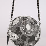 Chanel 2018 Camellia Round Clutch on Chain