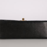 Chanel 1996 Black Lambskin Small Diana Flap 24K GP