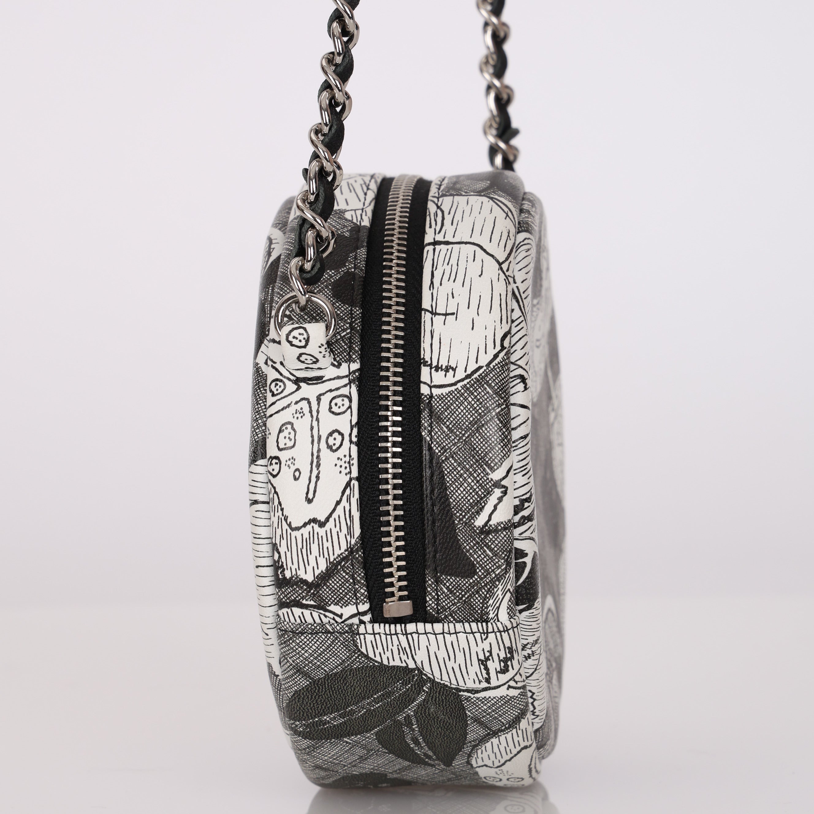 Chanel 2018 Camellia Round Clutch on Chain