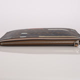 Fendi Zucca Flat Pouch Canvas Tools Print