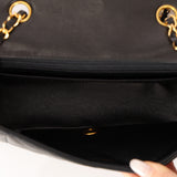 Chanel 1996 Black Lambskin Small Diana Flap 24K GP