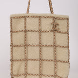Chanel 2020 Shearling Shopping Chain Tote