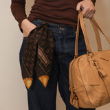 Louis Vuitton Monogram Trunk Trompe L'oeil Silk Scarf