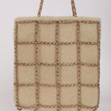 Chanel 2020 Shearling Shopping Chain Tote