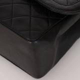 Chanel Single Flap with Pouch Black Lambskin 1991 24K GP