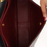 Chanel Single Flap with Pouch Black Lambskin 1991 24K GP
