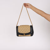 Chanel Medium Diana Bicolor Lambskin 1993 24K GP