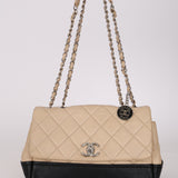 Chanel 2014 Bicolor Medallion Flap Bag