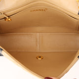 Chanel Medium Diana Bicolor Lambskin 1993 24K GP