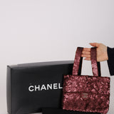 Rare Chanel 1998 Jewel Sequin & Crystal Trompe L'oeil Tote