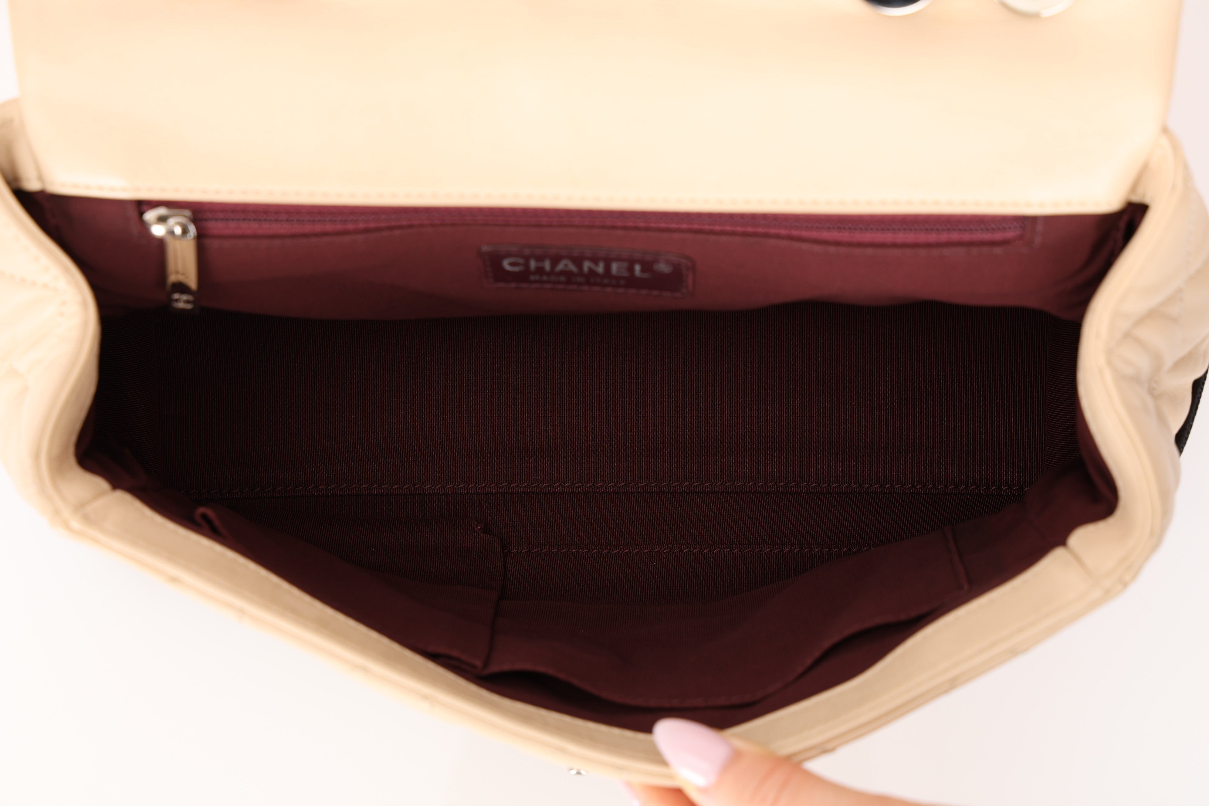 Chanel 2014 Bicolor Medallion Flap Bag