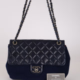 Limited Edition Chanel 2016 Paris-Dallas Wool and Calfskin Flap Bag