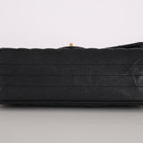 Chanel 2.55 Reissue Double Flap Black Chevron Calfskin 2018 AGHW