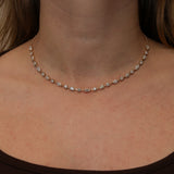 14K Yellow Gold and Lab-Grown Diamond Collar Necklace