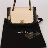 Chanel Lovely Chain Flap Bicolor Lambskin and Caviar 2019 AGHW