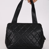 Chanel 1996 Lambskin Camera Turnlock Mini Tote 24K GP