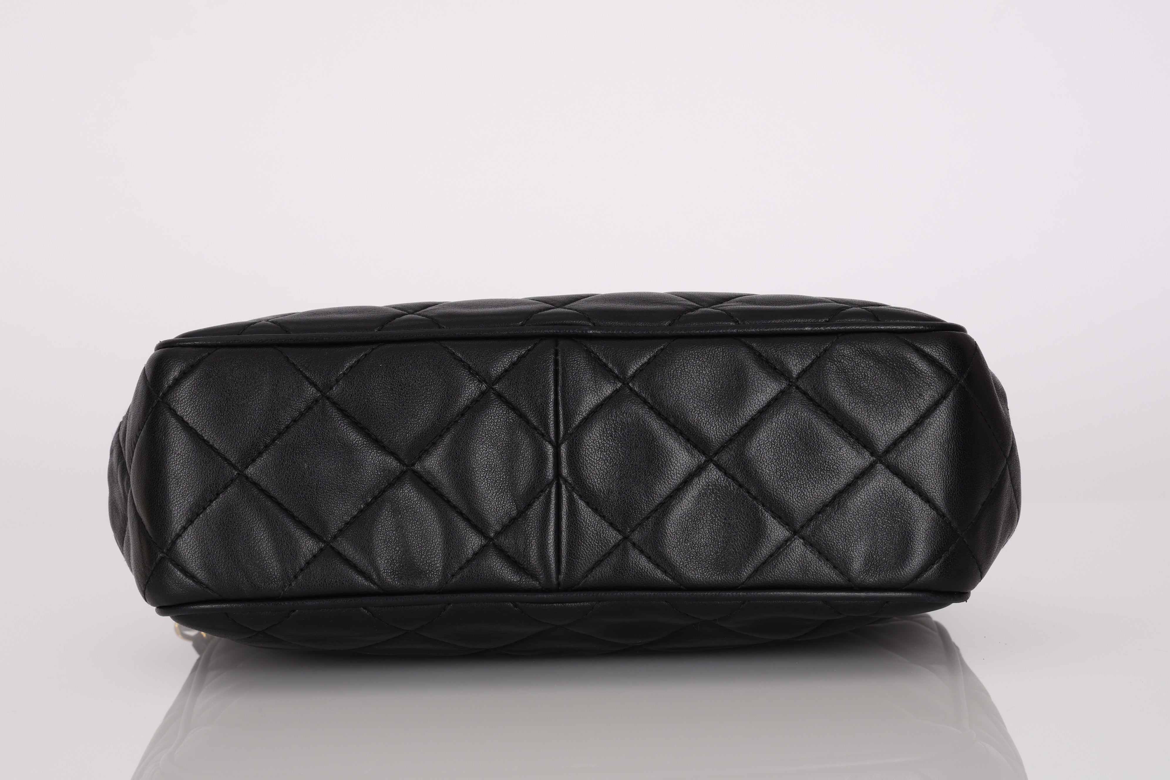 Chanel 1996 Lambskin Camera Turnlock Mini Tote 24K GP
