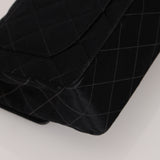 Chanel Turnlock Mini Square Flap Black Satin 1994 24K GP