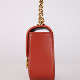 Celine Red Canyon Teen Triomphe Victoire Chain Bag