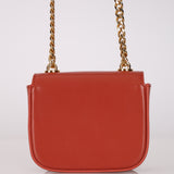Celine Red Canyon Teen Triomphe Victoire Chain Bag
