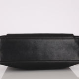 Chanel Front Pocket Turnlock Tote Black Caviar 1995 24K GP