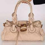 Chloe Opal Leather Medium Paddington Bag