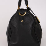 Chanel Boston Weekender Bag Black Lambskin 1996 GHW