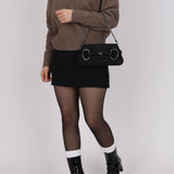 Gucci GG Canvas Small Horsebit Clutch on Chain