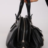 Dior 2005 Black Leather Detective Satchel Bag