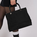 Gucci GG Nylon Bamboo Shopper Tote