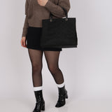 Gucci GG Nylon Bamboo Shopper Tote