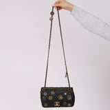 Rare Chanel 2015 Paris-Dubai Mini Medallion Flap Bag