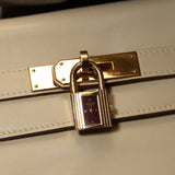 Hermès 1990 Gold Kelly Rough H Watch 20mm