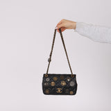 Rare Chanel 2015 Paris-Dubai Mini Medallion Flap Bag