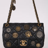 Rare Chanel 2015 Paris-Dubai Mini Medallion Flap Bag