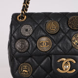Rare Chanel 2015 Paris-Dubai Mini Medallion Flap Bag