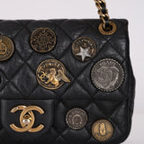 Rare Chanel 2015 Paris-Dubai Mini Medallion Flap Bag