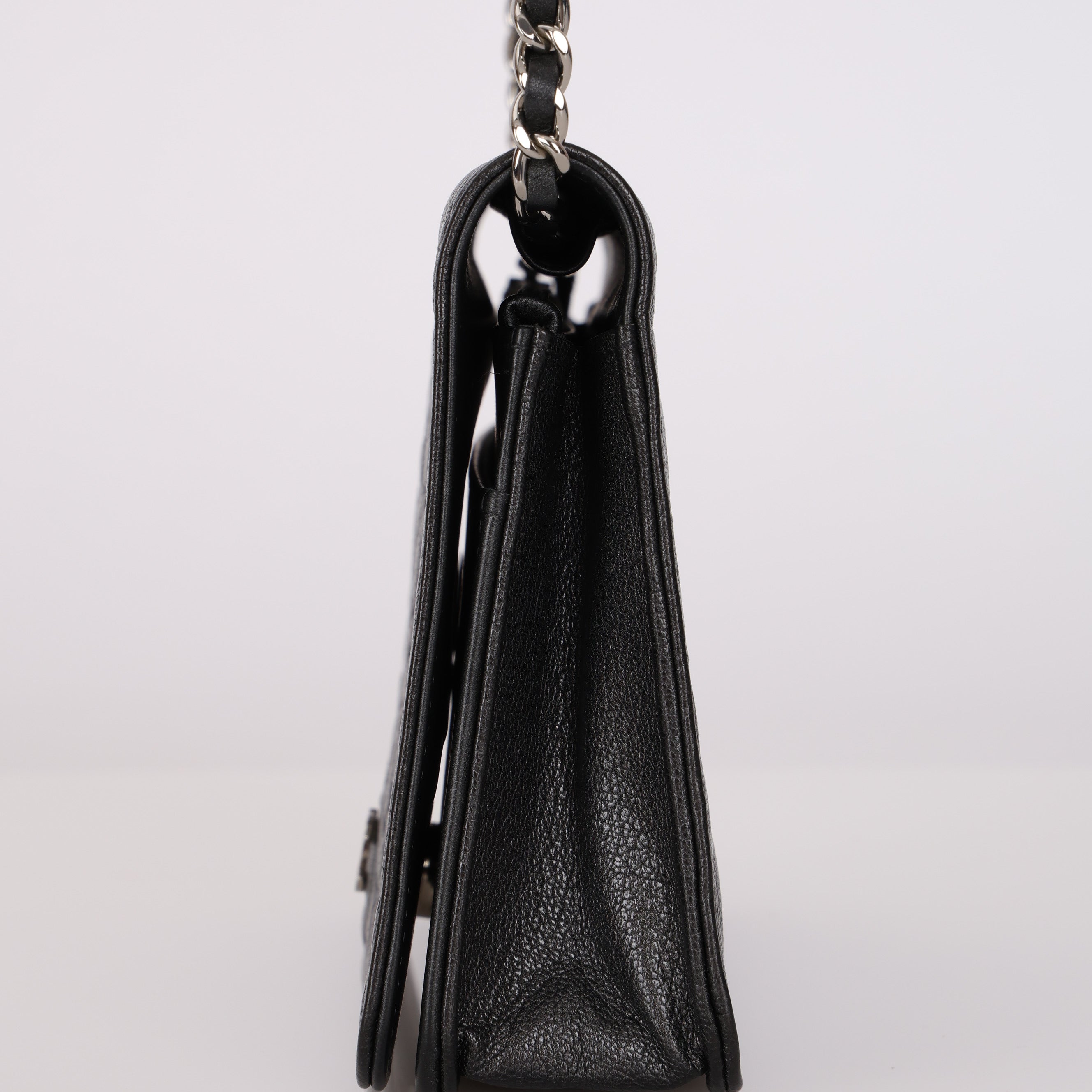 Chanel 2019 Calfskin Camellia Wallet on Chain