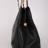 Chanel XL Supermodel Tote Black Caviar 1995 24K GP