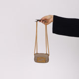 Fendi Beige Embossed Zucca Nano Baguette